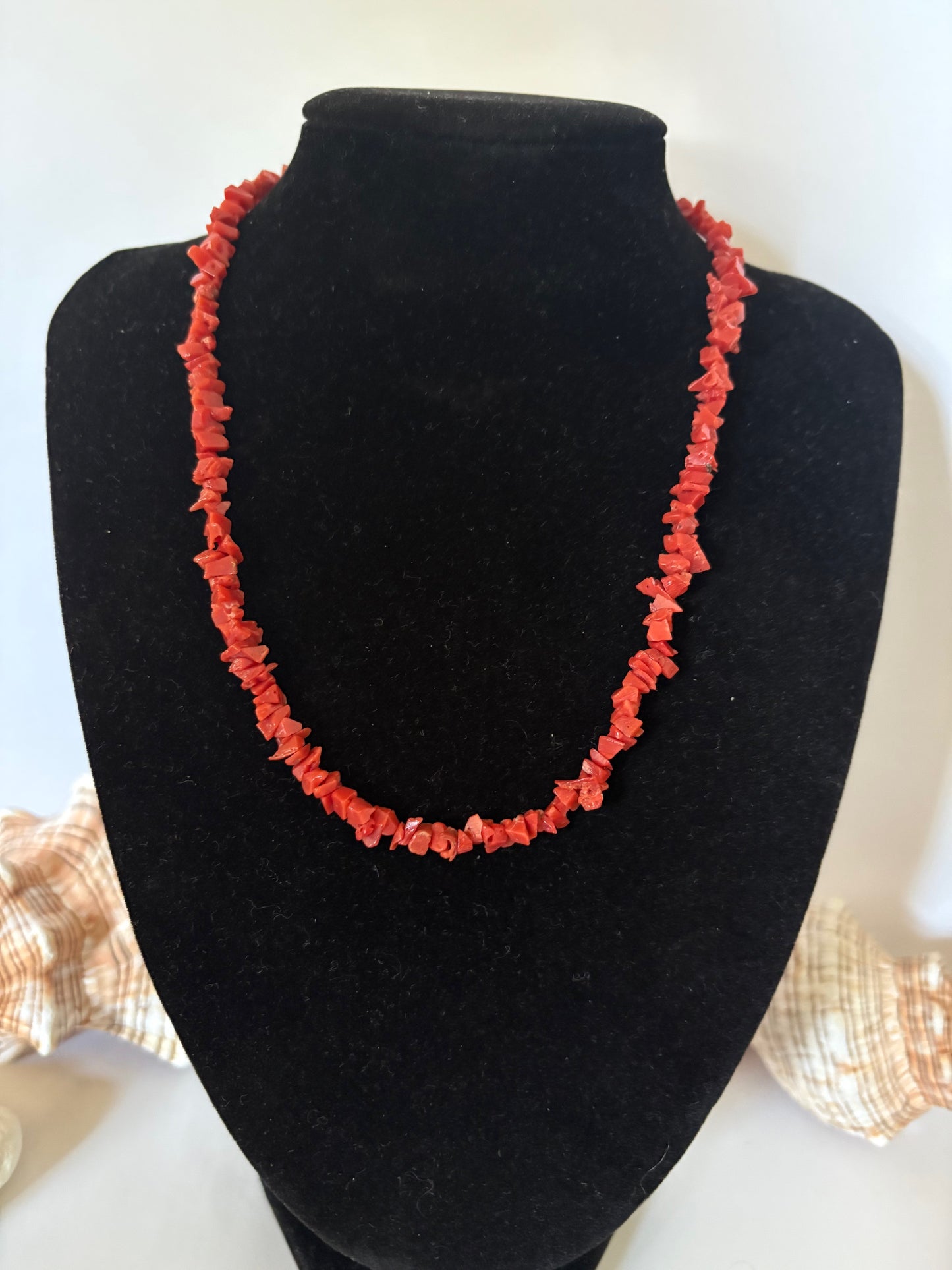 Klassische Vintage-Korallenkette – ca. 40,0 cm