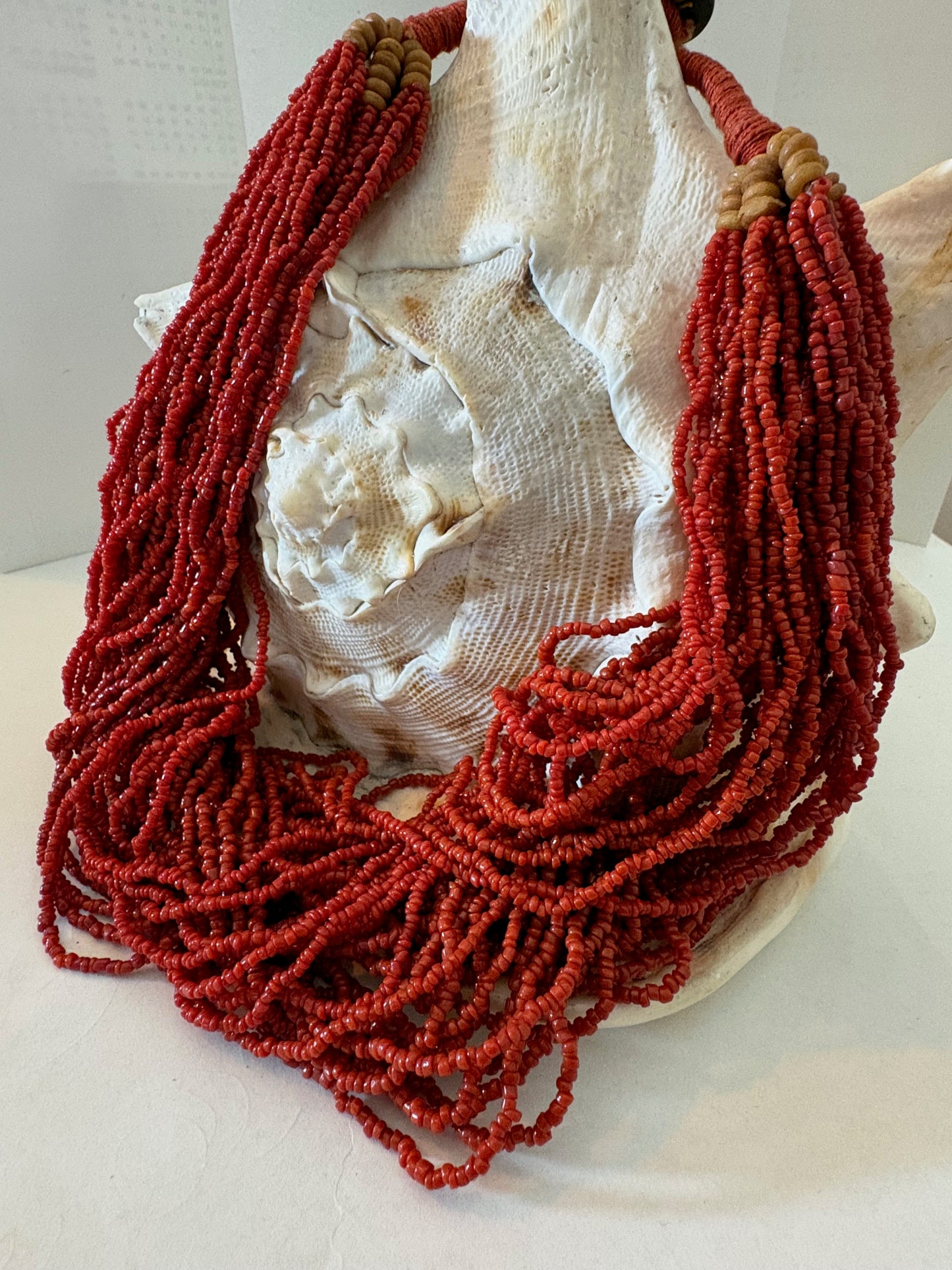 Vintage Perlenkette Ethno– mit Perlen, 50 cm